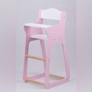 Moover wooden high chair for dolls & stuffies! made in Denmark.